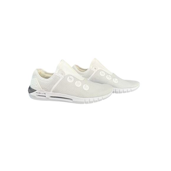 Under Armour UA Instant Icon Hovr Slk Shoes Womens 8 White Gym Run Work No Laces - Picture 5 of 10